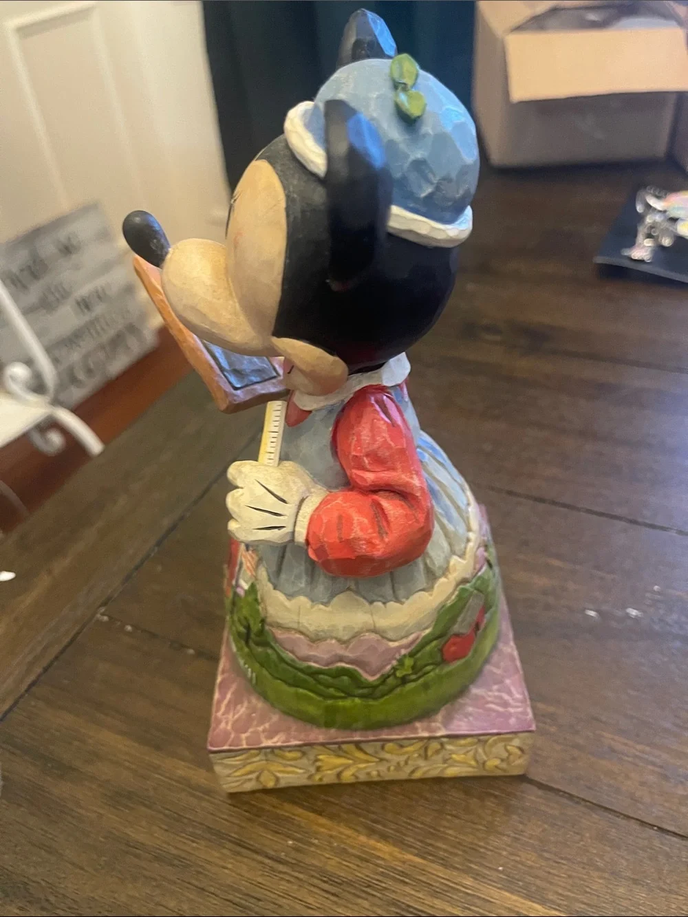 Missing* Hand-Painted Minnie Mouse Kitchen Figurine - Multicolor